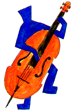 The Bass player © 1998 by Sely Friday