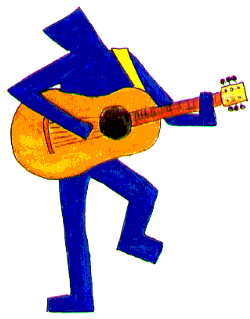 The Geetar player © 1998 by Sely Friday